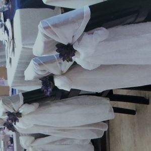 White Sashes, sheer materiak